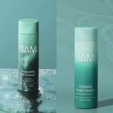 Hydrate & Nourish Bundle oil cleanser and cream cleanser.